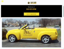 Tablet Screenshot of carcareautocenter.com